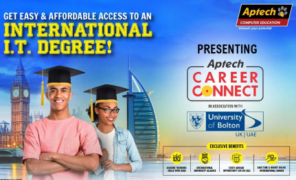 Aptech conducted Career Connect, a mega career fair in association with the University of Bolton in Nigeria
